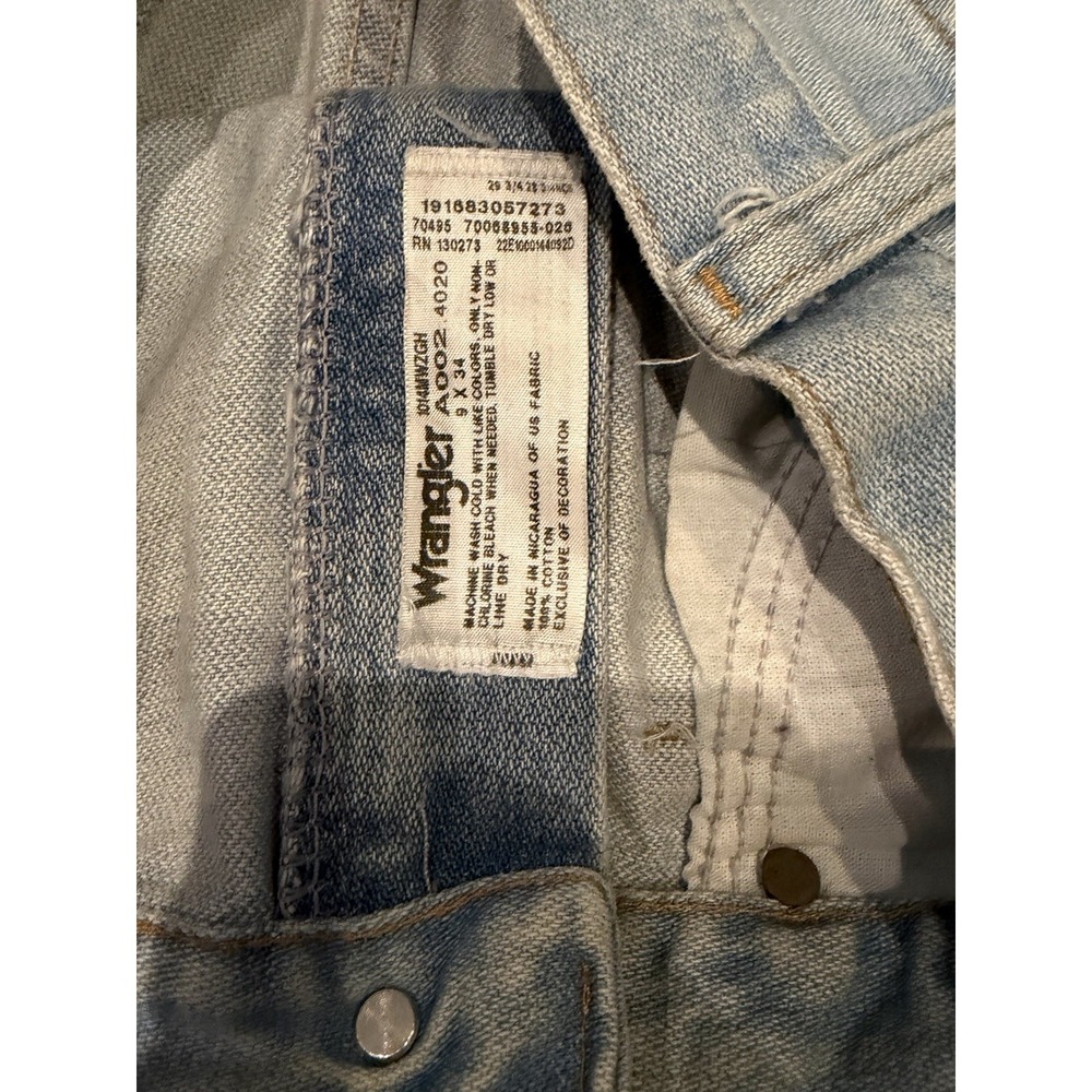 Women Wrangler Bootcut Lightwash 9x34 - Picture 2 of 7